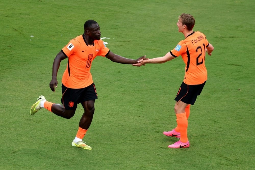 Dutch forward Brian Brobbey