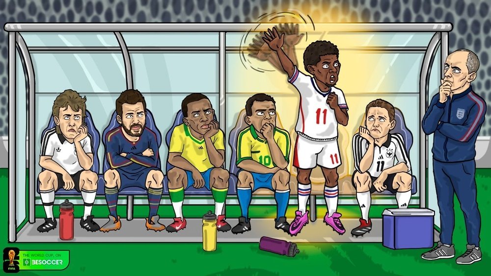 Rashford a disputé 11 matchs de Coupe du monde en tant que remplaçant. (BeSoccer)