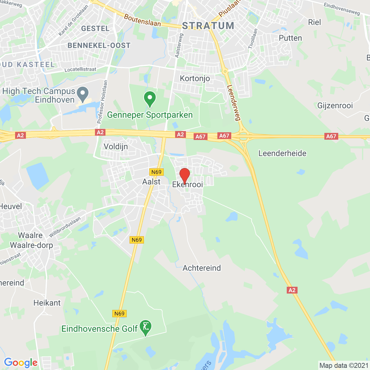 Ekenrooi