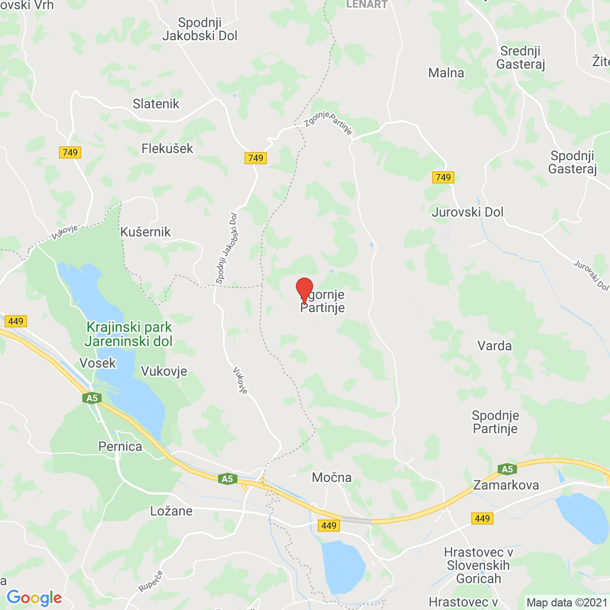 Zgornje Partinje