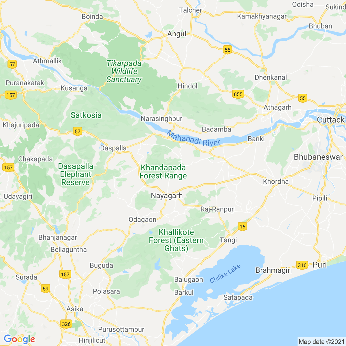 Nayagarh District