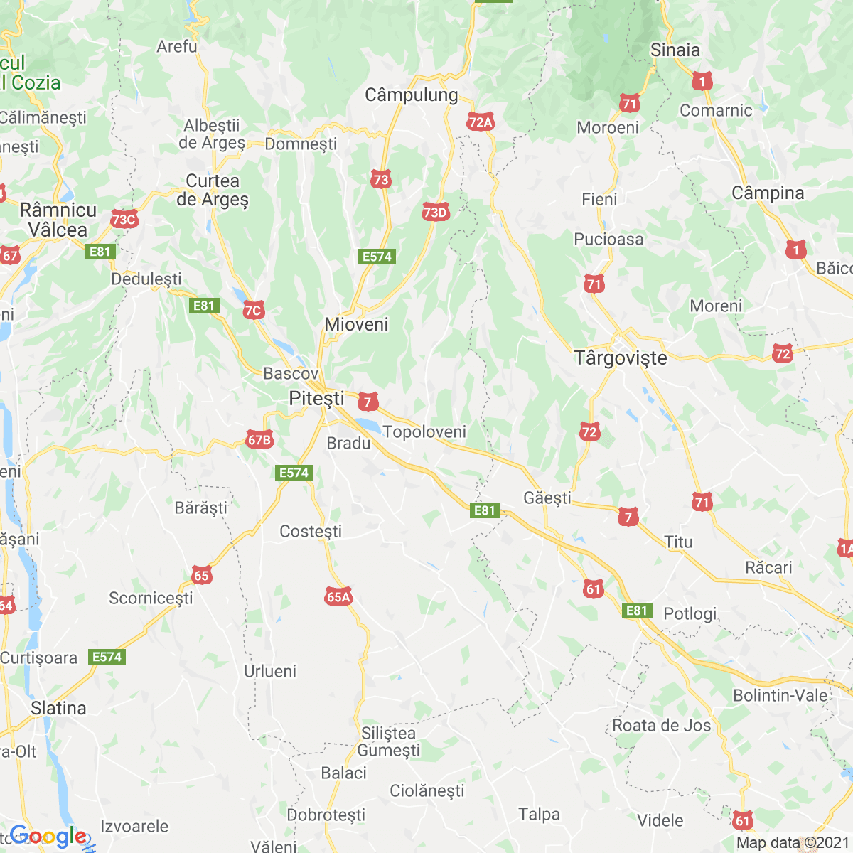 Oraș Topoloveni