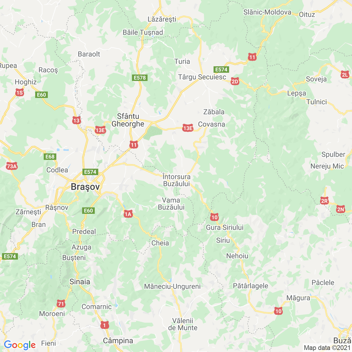Oraş Întorsura Buzãului