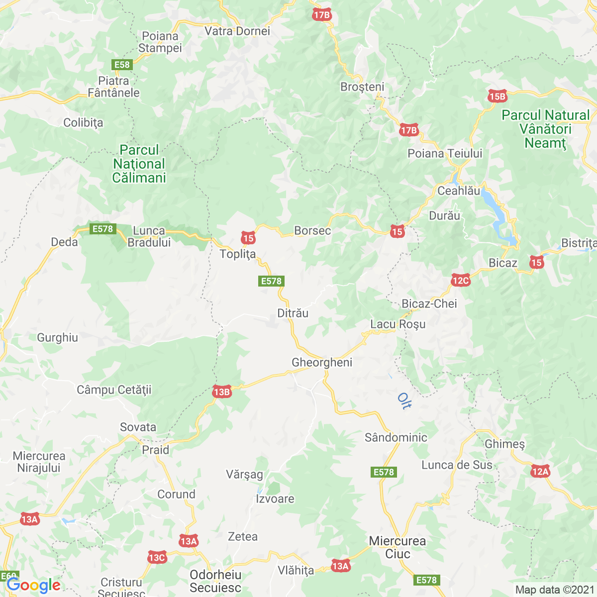 Comuna Ditrău