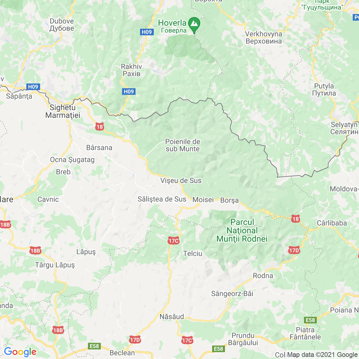 Oraş Vişeu De Sus
