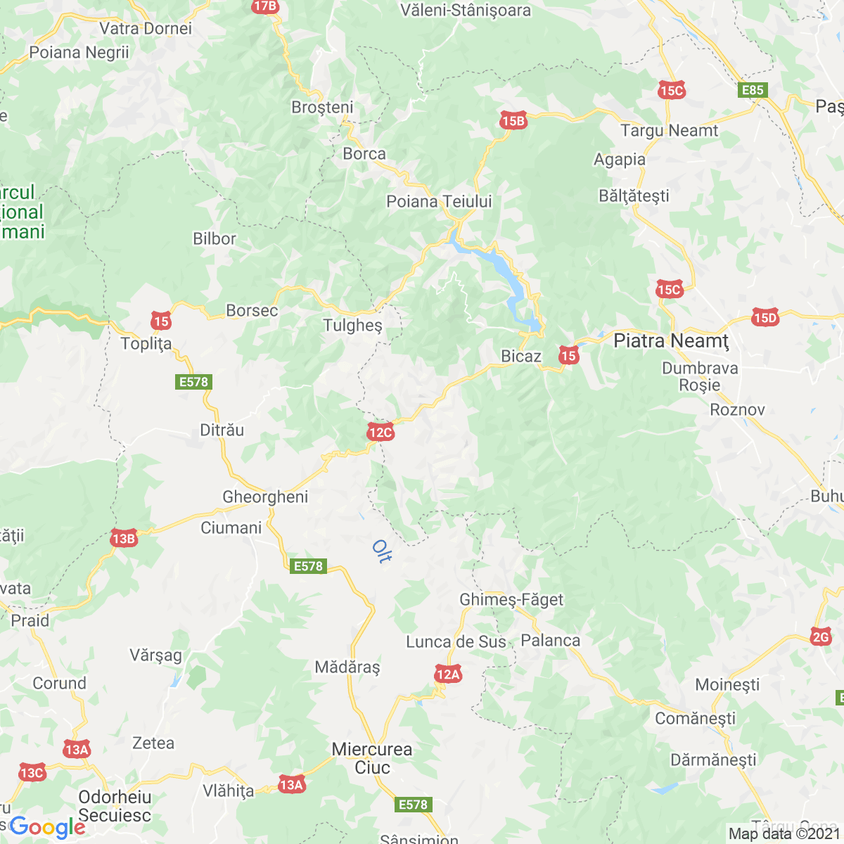 Comuna Bicaz Chei