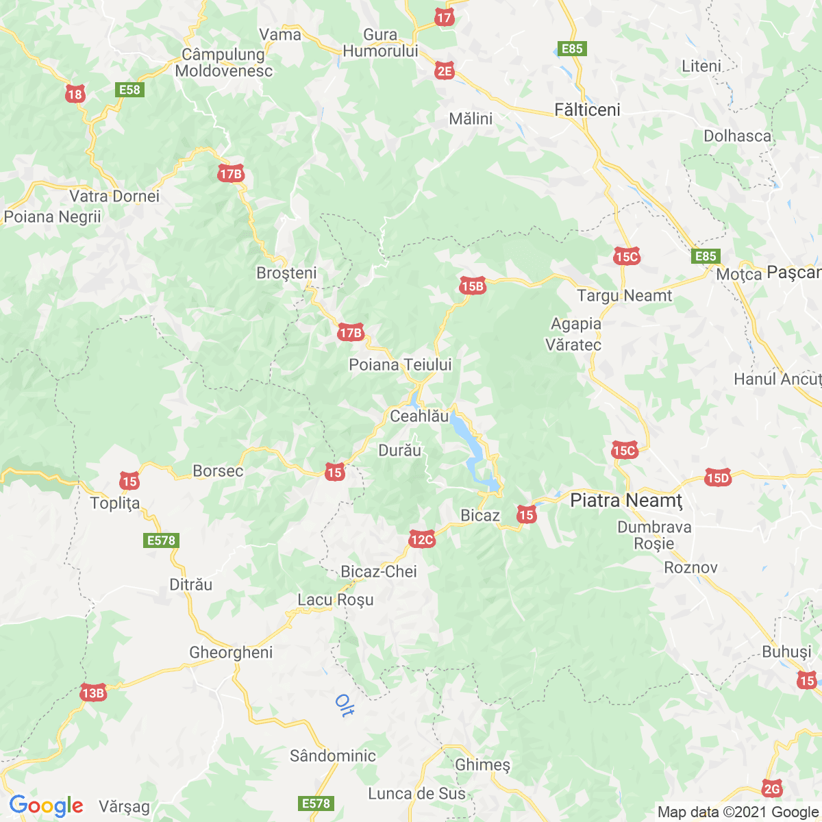 Comuna Ceahlău