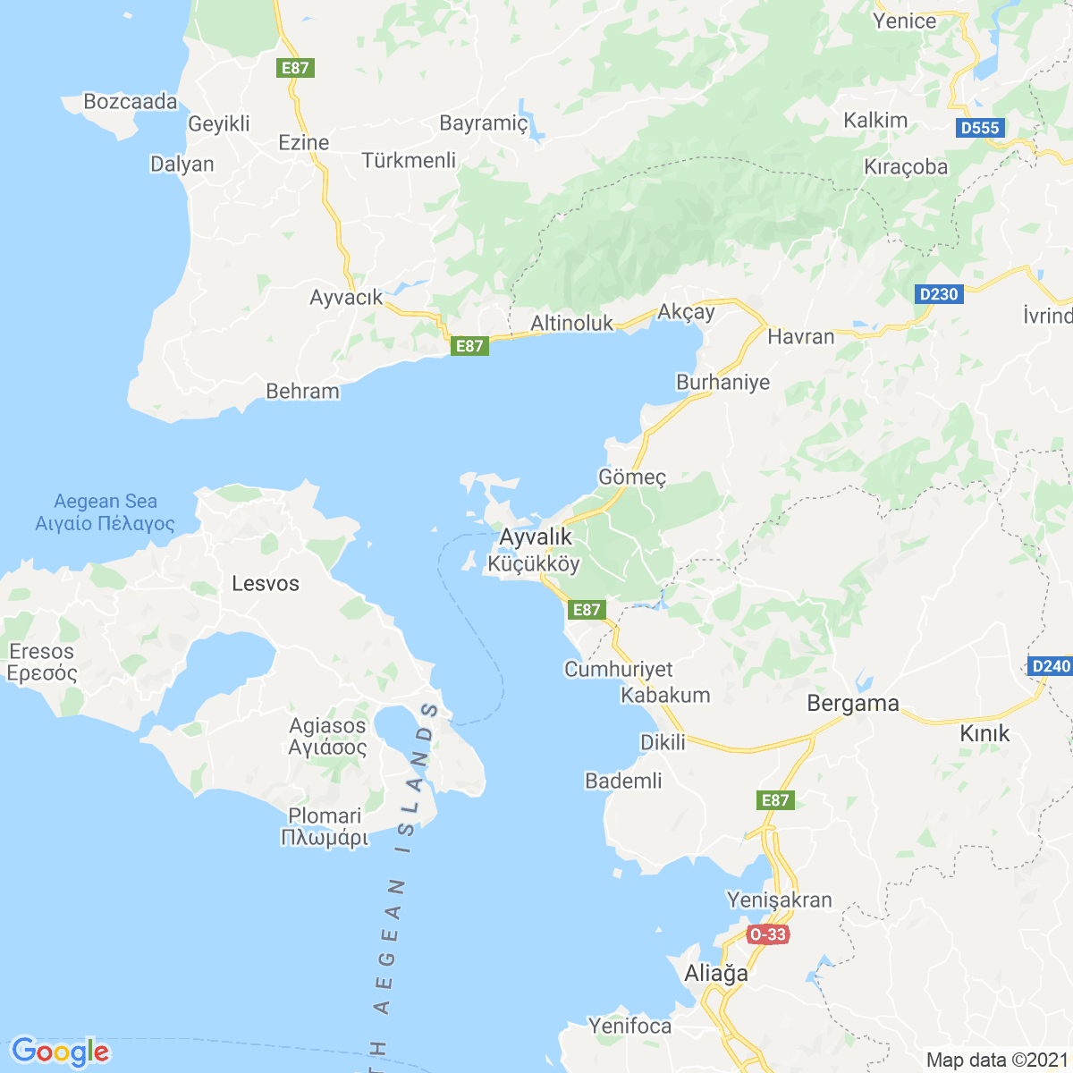Ayvalık İlçesi