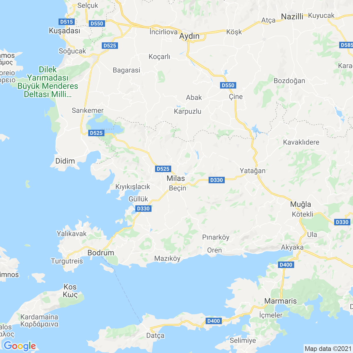 Milas İlçesi