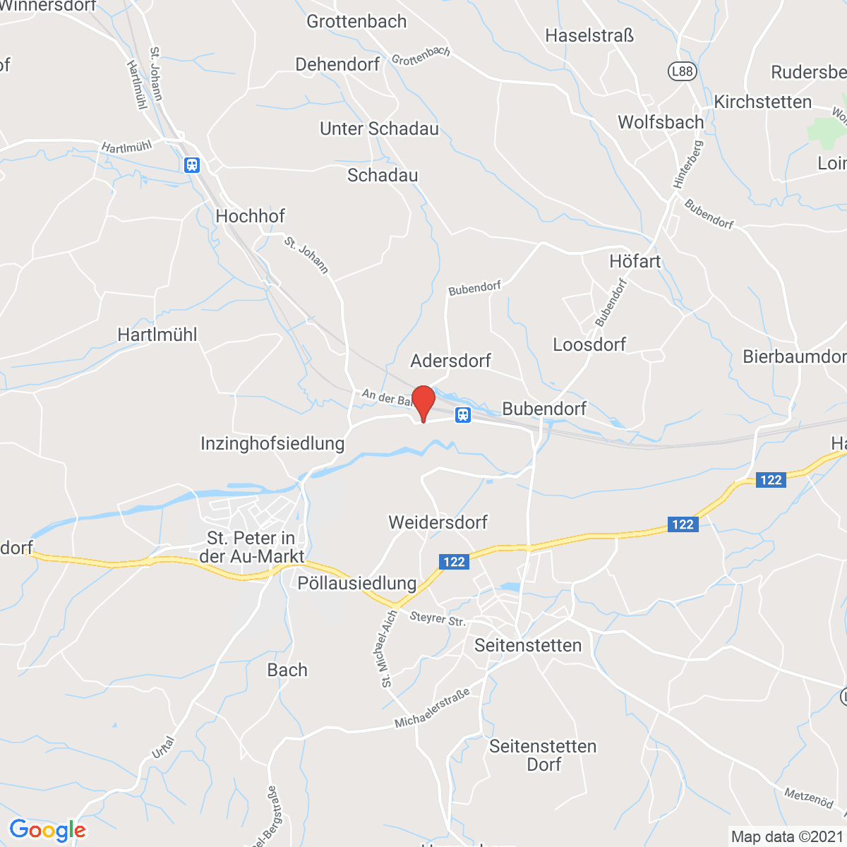 Sankt Peter in der Au Dorf