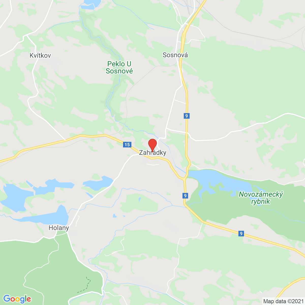 Zahrádky