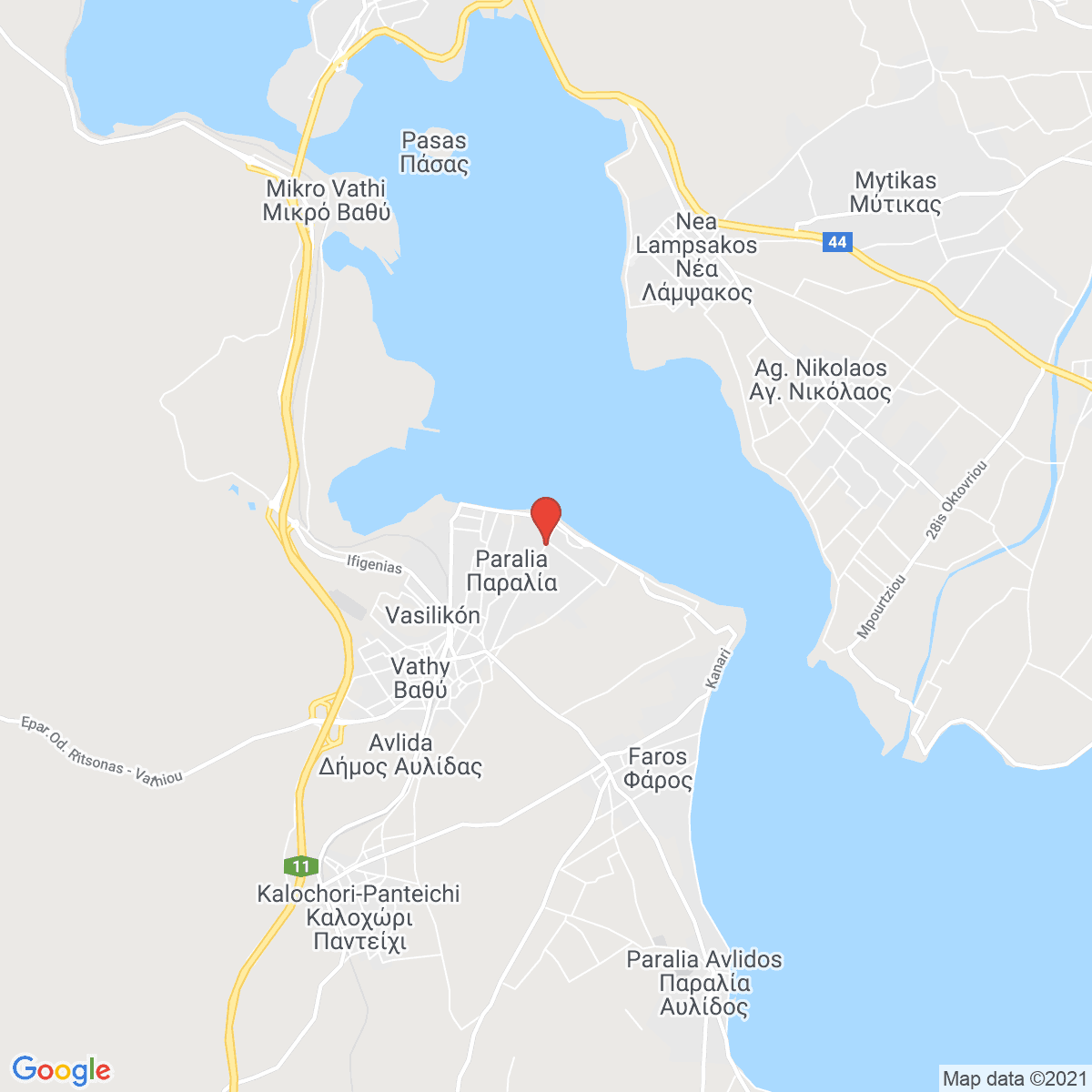 Paralía Vathéos