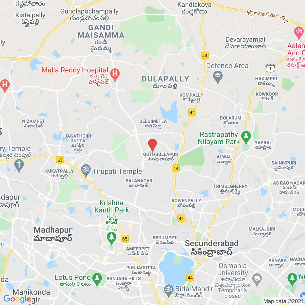 Quthbullapur
