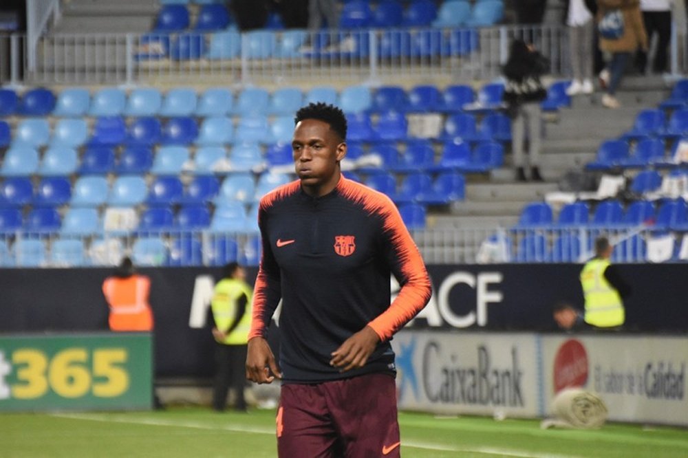 Yerry Mina, sin su futuro decidido en el Barcelona. BeSoccer