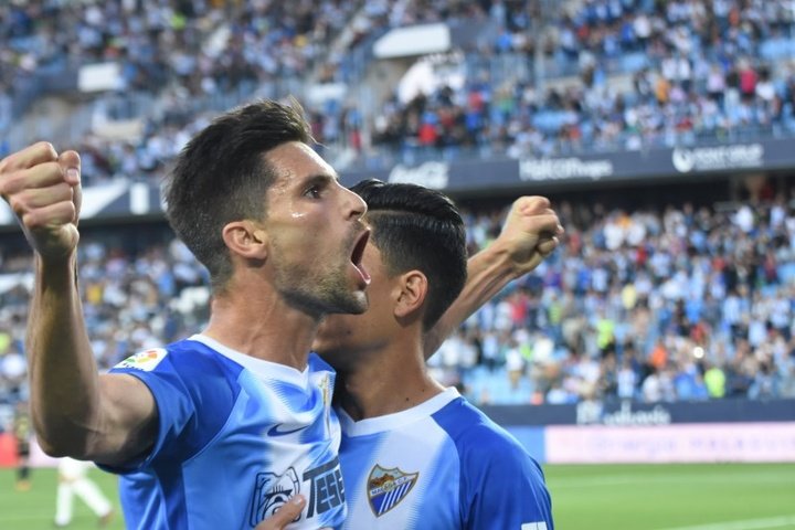 El Málaga anuncia la salida de Adrián