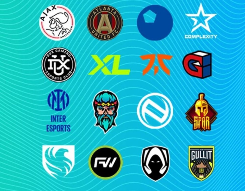 16 clubes forman la primera clase de Maestros de la FIFA Global Series. Twitter/EAFIFAesports