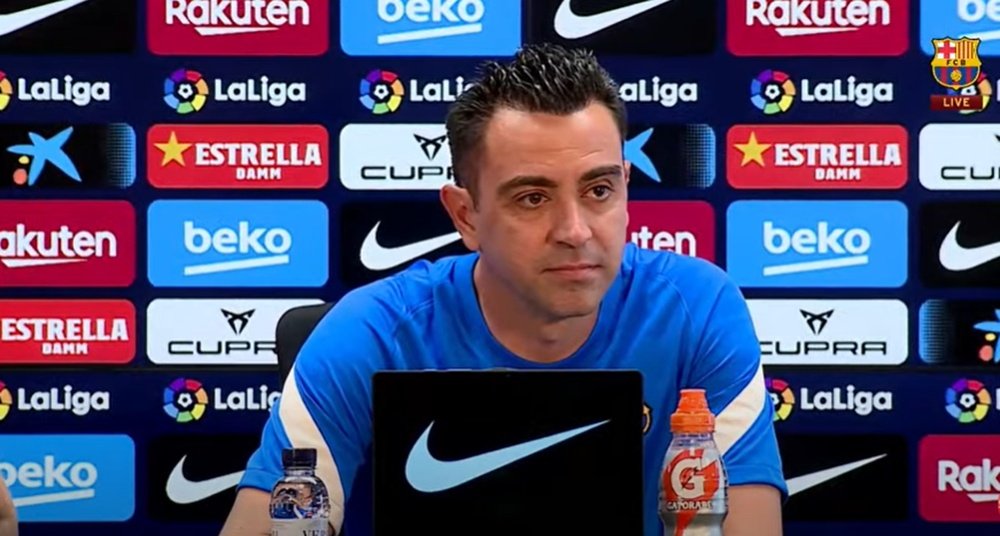 Xavi espera que el Barça termine el curso de la mejor manera posible. Captura/FCBarcelona