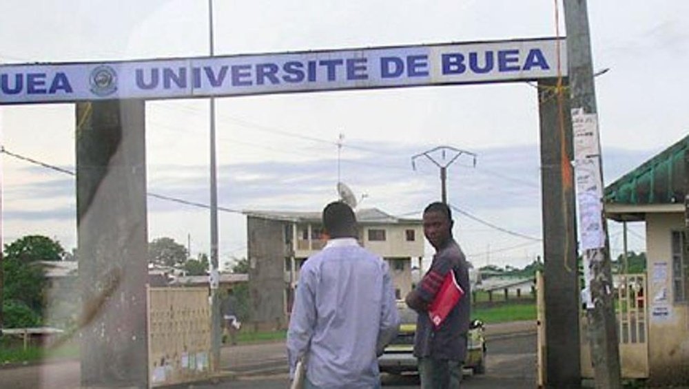 Escándalo en Camerún. Twitter/UniversidaddeBuea
