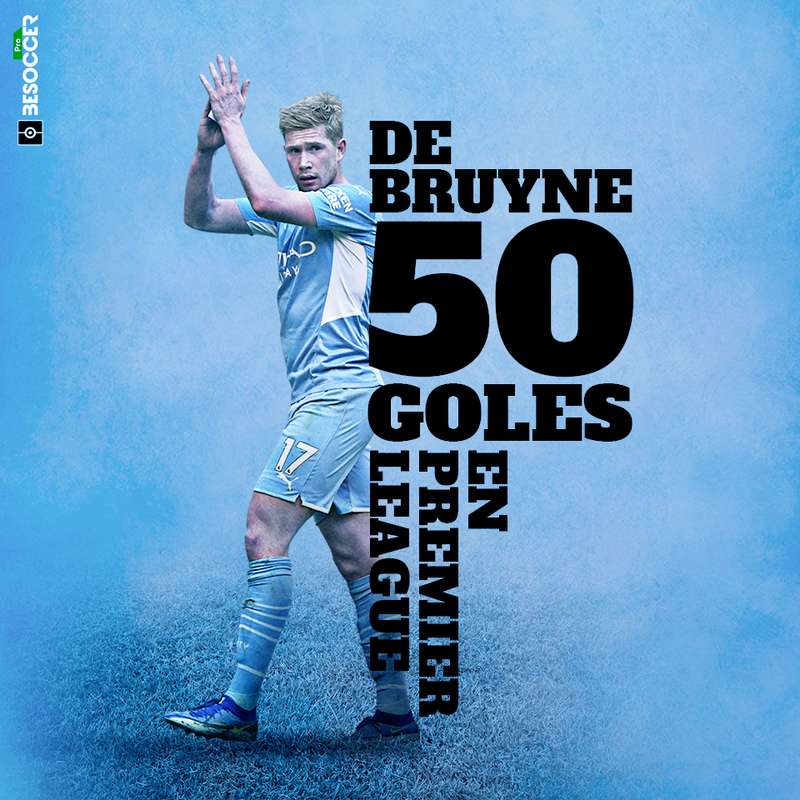 50 goles de De Bruyne