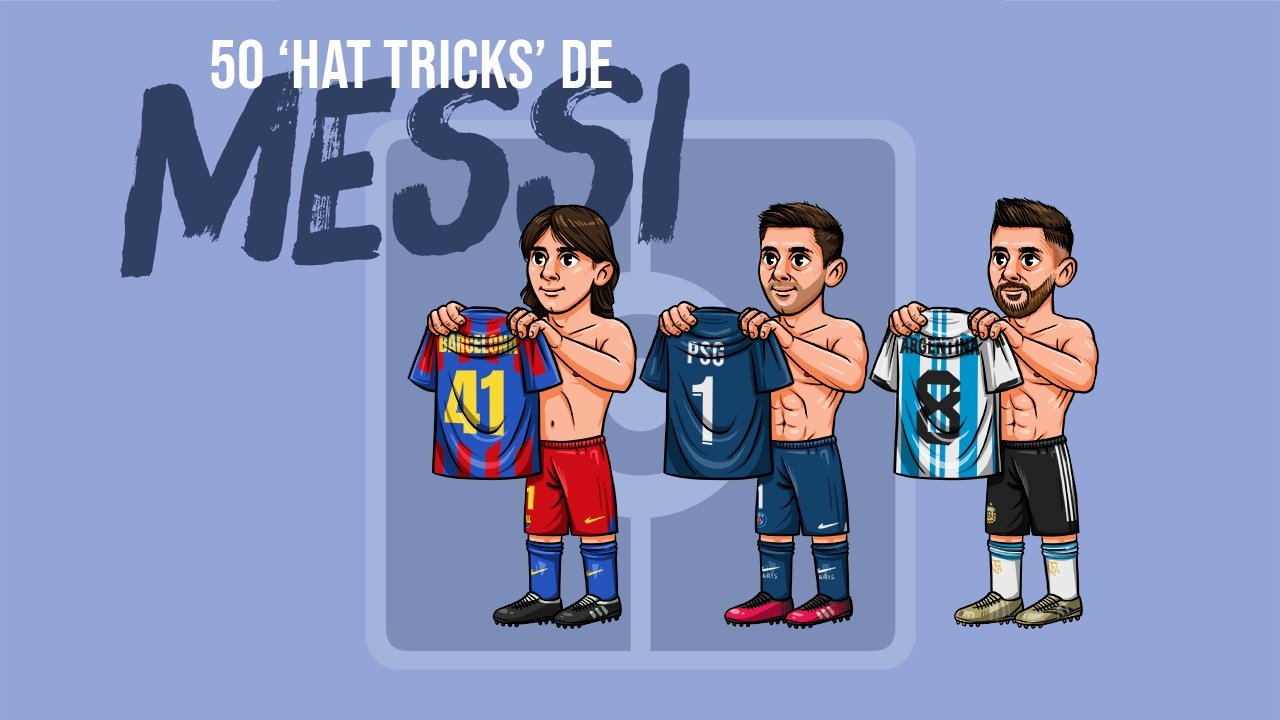 Messi marque son 50ème hat-trick. BeSoccer