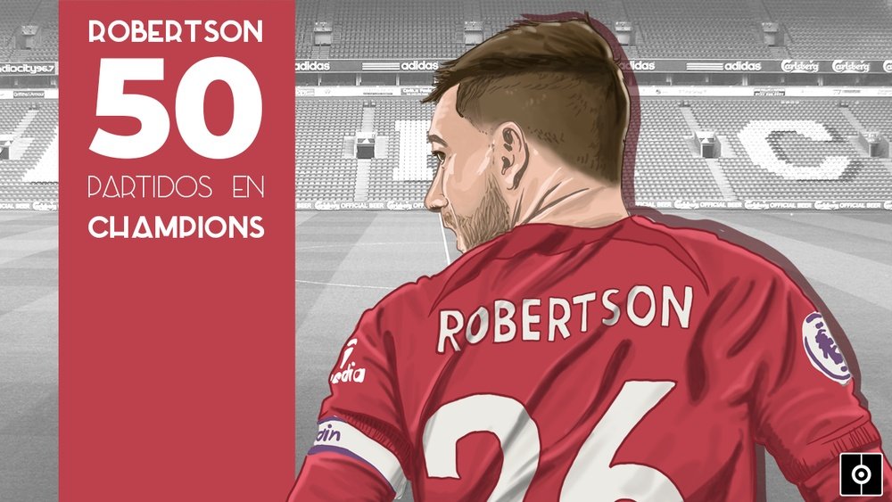 Andrew Robertson, historia de Escocia en la Champions, cumple 50 partidos. BeSoccer Pro