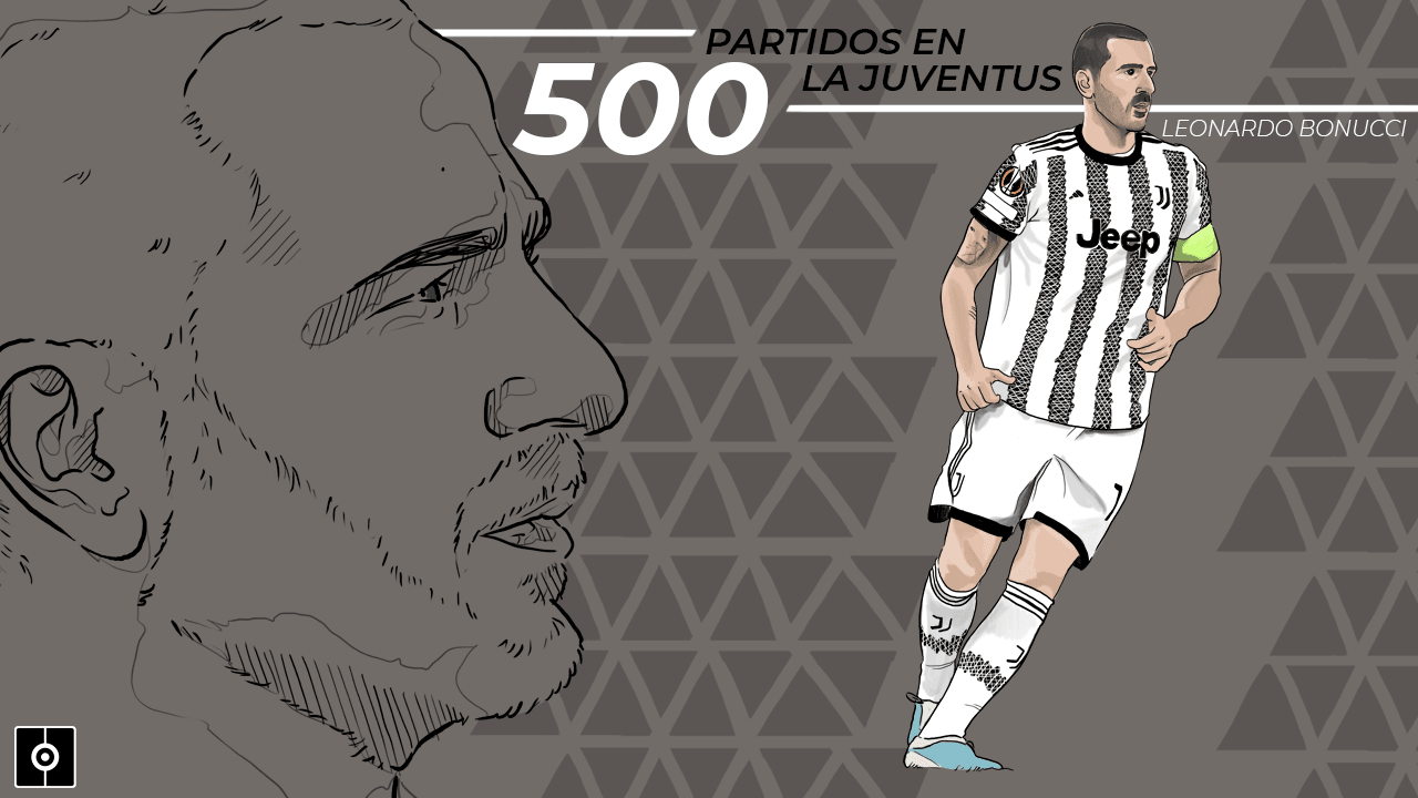 Bonucci, último bastión de la Juve intocable, cumplió 500 partidos de 'bianconero'