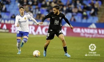 Antoñín, el autor del gol del Málaga en La Romareda. LaLiga