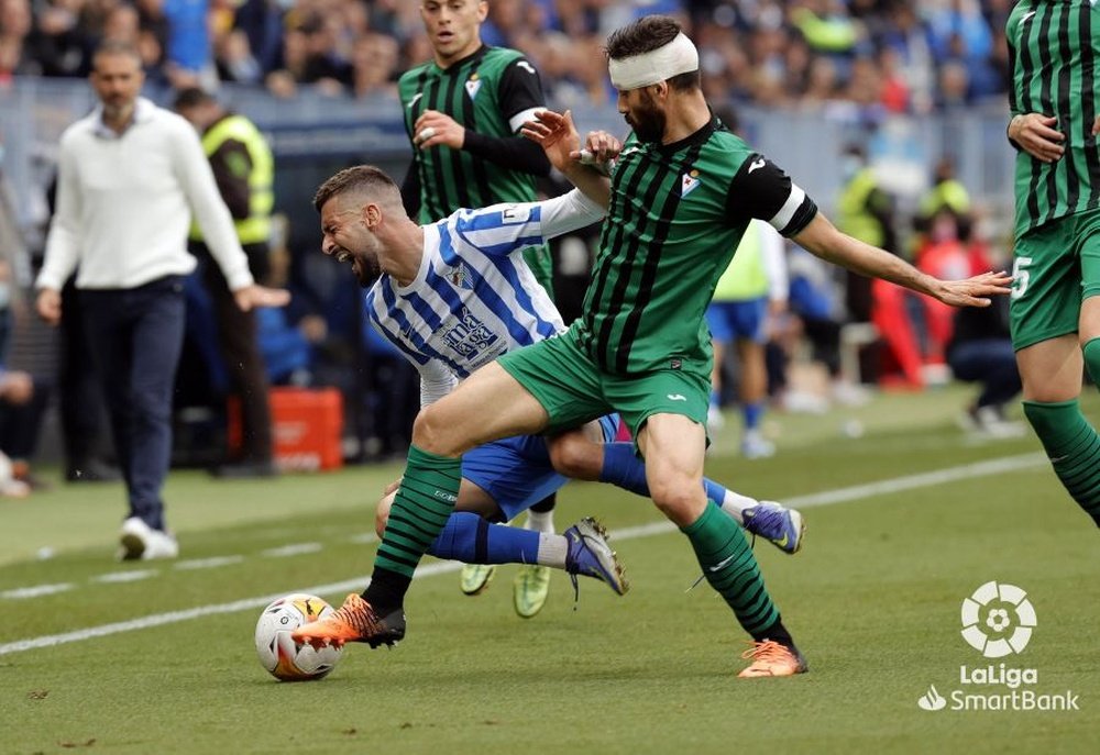 Vadillo, en el partido del Málaga con el Eibar. LaLiga