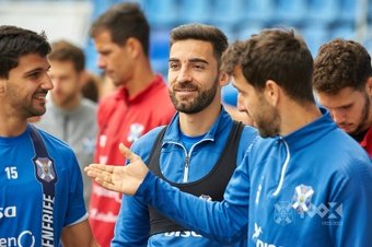 Jugadores del Tenerife, próximo rival del Málaga CF. Twitter CDTenerife
