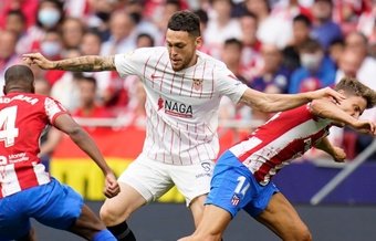 Ocampos hizo uno de sus peores partidos como jugador del Sevilla FC. Sevilla FC
