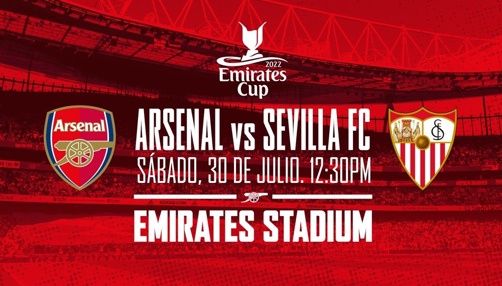 Arsenal y Sevilla rendirán homenaje a Reyes en la Emirates Cup. Foto: SFC
