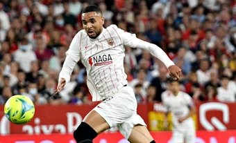 En-Nesyri no estuvo afortunado en el Sevilla FC-Athletic Club.Sevilla FC