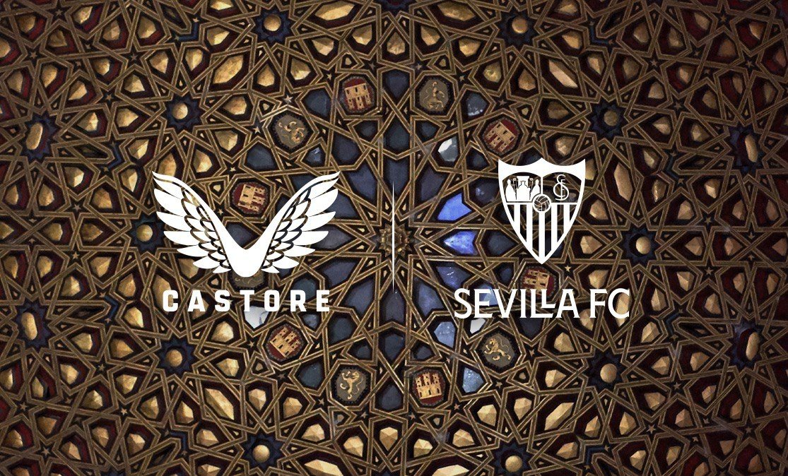 Imagen del acuerdo entre Castore y el Sevilla FC. Foto: @SevillaFC