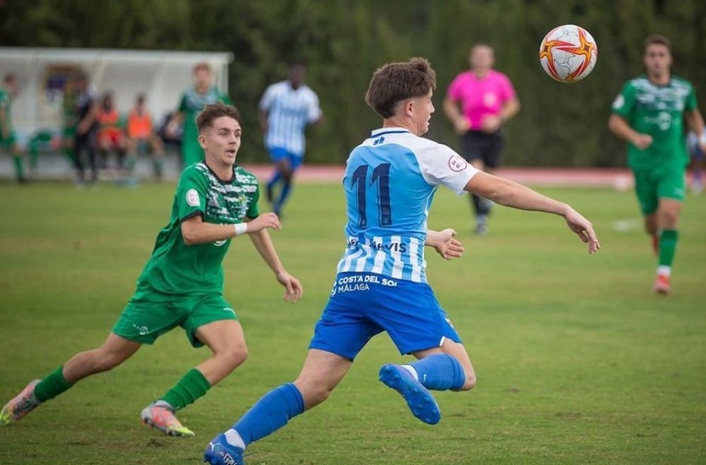 Joaquín Martínez, Osito, de la cantera del Málaga, ficha por el Sevilla FC. Foto: ositoo19