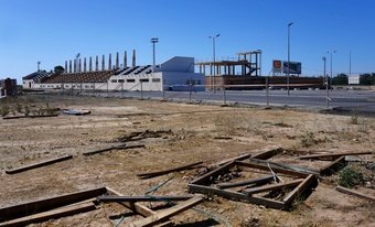 Las obras de la Ciudad Deportiva del Málaga CF en Arrajainal. Marilú Báez