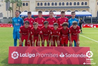 El Sevilla FC en LaLiga Promises. Foto: @canterasfc