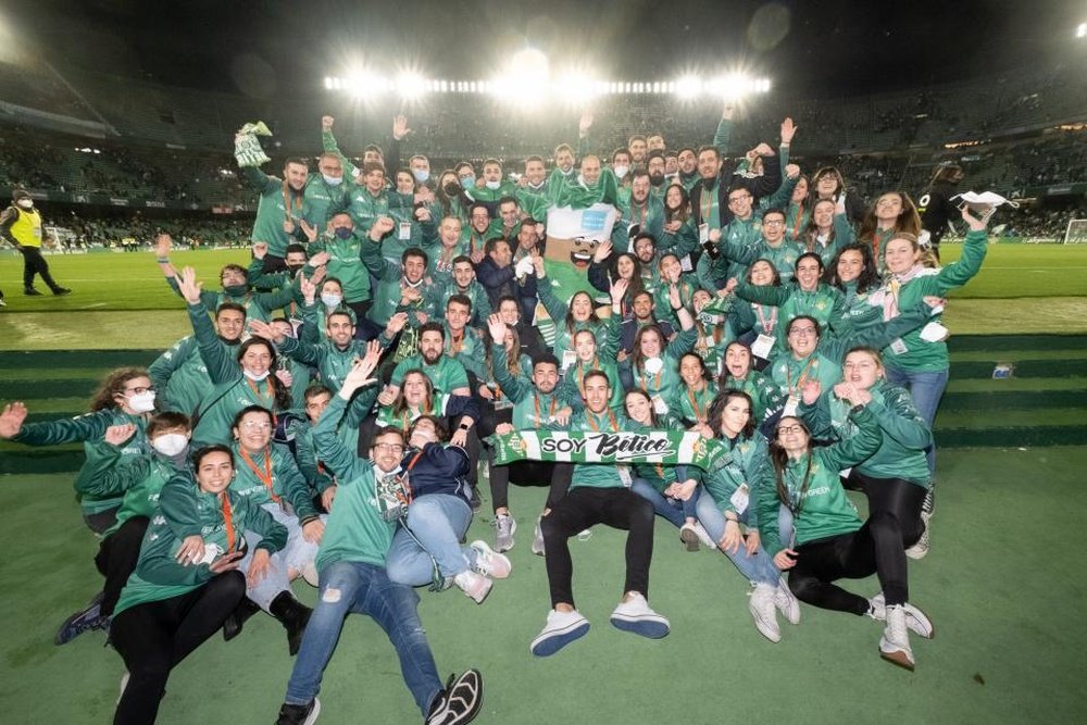 Imagen de los voluntarios del Real Betis. (Real Betis)