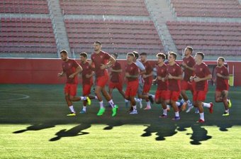 Primer entrenamiento del Sevilla FC en la pretemporada 2022-23. Foto: José Manuel Rodríguez (BeSoccer Sevilla)