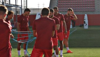 Primer entrenamiento del Sevilla FC en la pretemporada 2022-23. Foto: José Manuel Rodríguez (BeSoccer Sevilla)