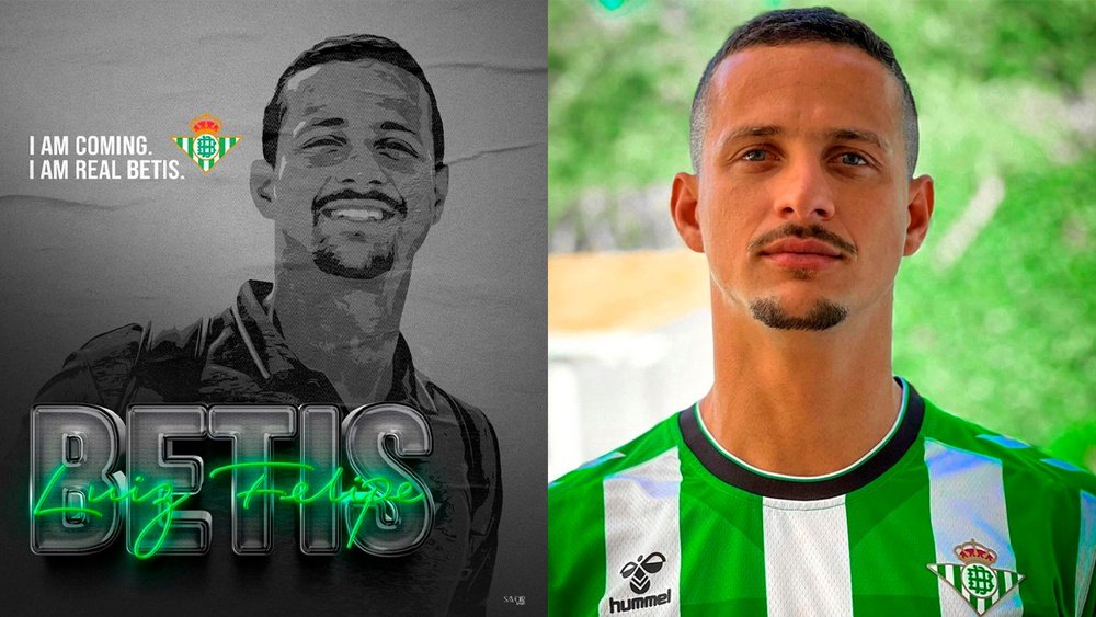 Luiz Felipe ya viste la elástica verdiblanca. (Luiz Felipe)