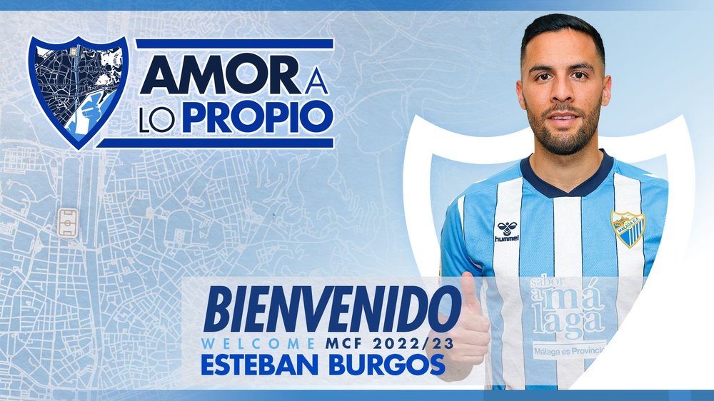 Esteban Burgos, nuevo fichaje del Málaga CF. MálagaCF