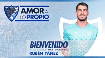 Rubén Yáñez, firma por el Málaga CF por tres temporadas. MálagaCF