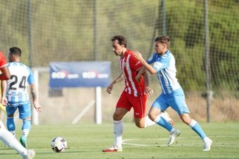 El Málaga sigue creciendo en esta pretemporada. Twitter/UDAlmeria