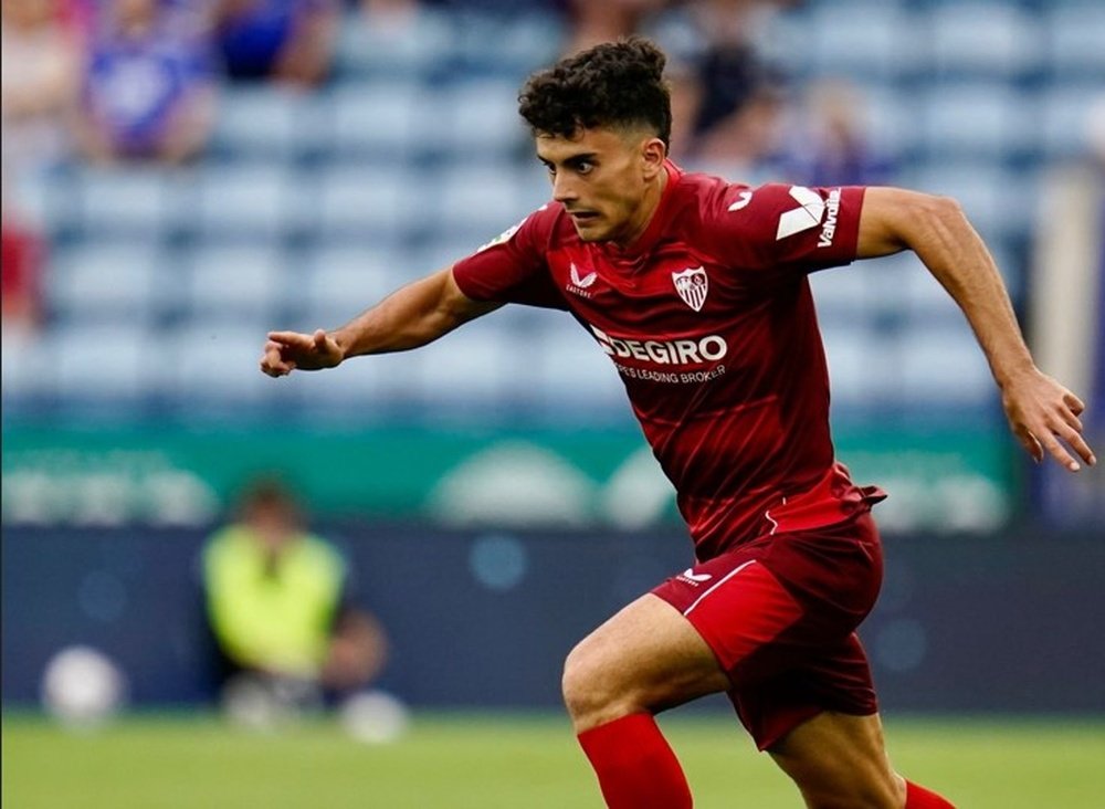 Pablo Pérez, como otros muchos jugadores de la cantera del Sevilla FC, está rindiendo a muy buen nivel con el primer equipo. Foto: SFC Media