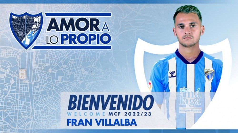 Fran Villalba, el decimosegundo fichaje del Málaga CF este verano. MálahaCF