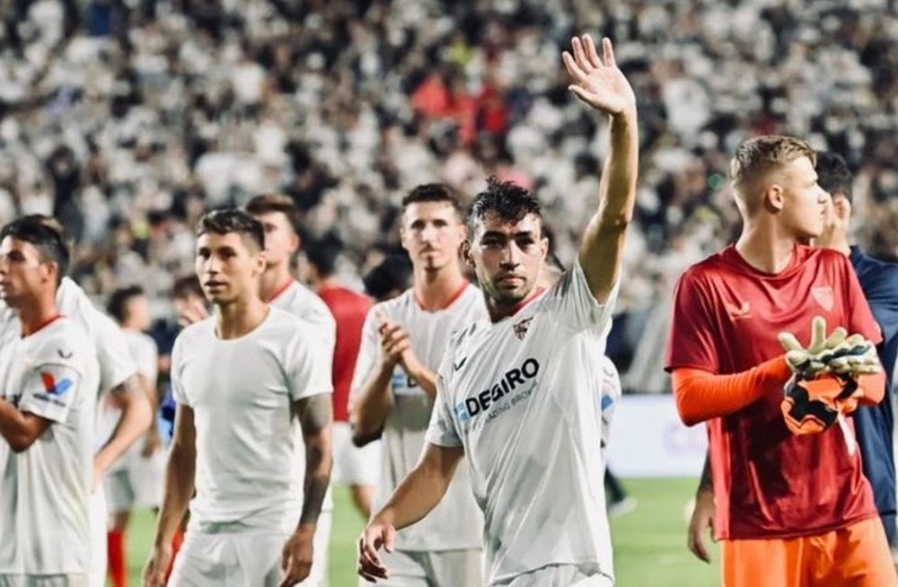 Munir el Haddadi puede decir adiós a su etapa en el Sevilla FC para fichar por el Getafe. Foto: SFC Media