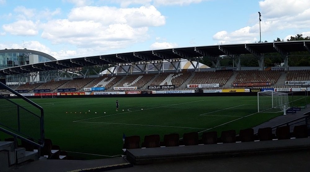 El Bolt Arena, escenario donde debutará el jueves el Real Betis en la primera jornada de la fase de grupos de la Europa League. HJK