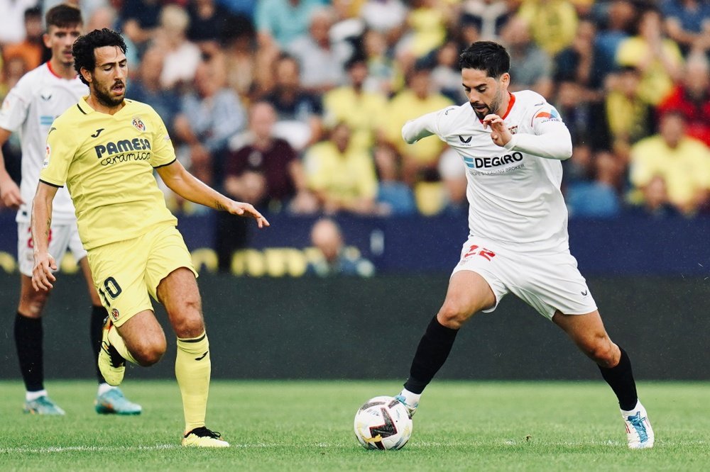 Isco Alarcón, en el Villarreal CF - Sevilla FC. Foto: @SevillaFC