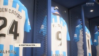 Vestuario del Málaga CF en el FIFA23