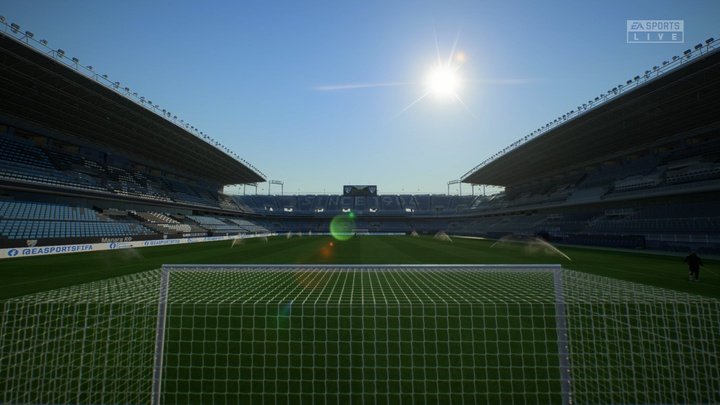 Captura de La Rosaleda realizada en Xbox del FIFA23. @MiniTupe